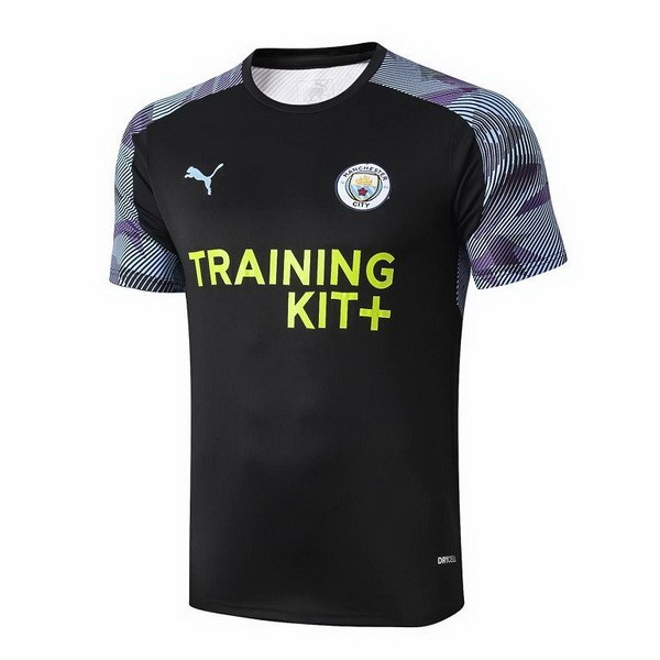 Camiseta de Entrenamiento Manchester City 2019 2020 Negro Purpura